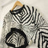justcavalli MADE IN ITALY 幾何学模様ニット レディース S