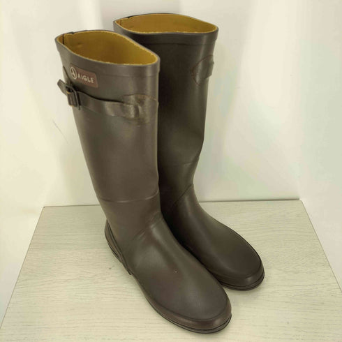 エーグル AIGLE ロングレインブーツ レディース EUR:37