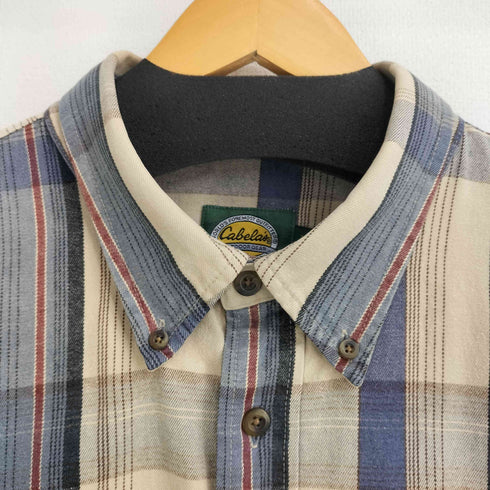カベラス Cabela's オーバーサイズ チェックネルシャツ メンズ import:XL