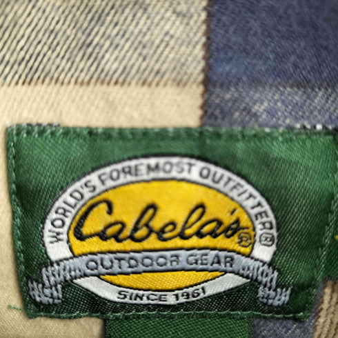 カベラス Cabela's オーバーサイズ チェックネルシャツ メンズ import:XL
