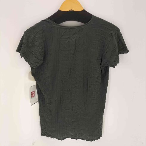 ヨーガンレール Jurgen Lehl シワ加工 VネックS/Sトップス レディース M