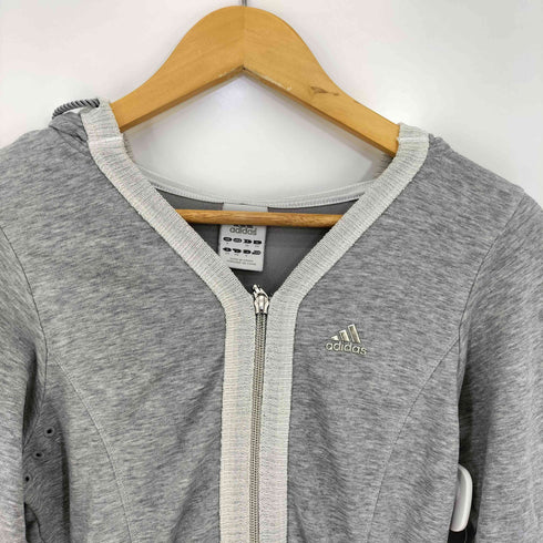アディダス adidas アシンメトリー ダブルジップ パーカー レディース JPN:S