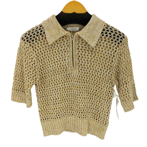 スタイルミキサー STYLEMIXER 26SS クロシェミックスニットポロ レディース FREE