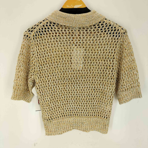 スタイルミキサー STYLEMIXER 26SS クロシェミックスニットポロ レディース FREE