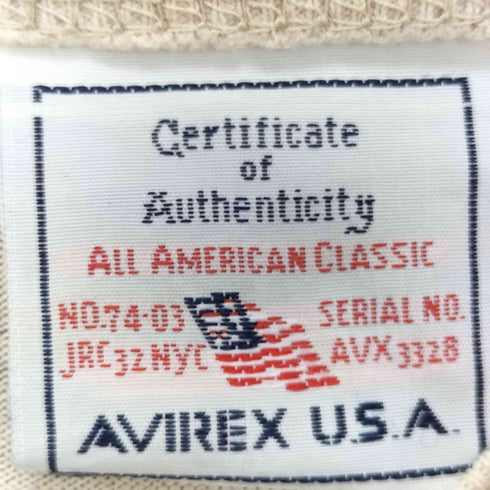 アヴィレックス AVIREX カモフラ ファティーグ ロンT メンズ import:M