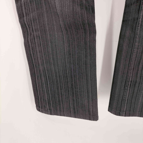 バーバリーブラックレーベル BURBERRY BLACK LABEL ストライプ フレアパンツ メンズ 73