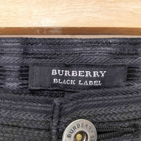 バーバリーブラックレーベル BURBERRY BLACK LABEL ストライプ フレアパンツ メンズ 73
