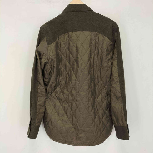 アヴィレックス AVIREX キルティング切替ウールワークシャツ メンズ import:M