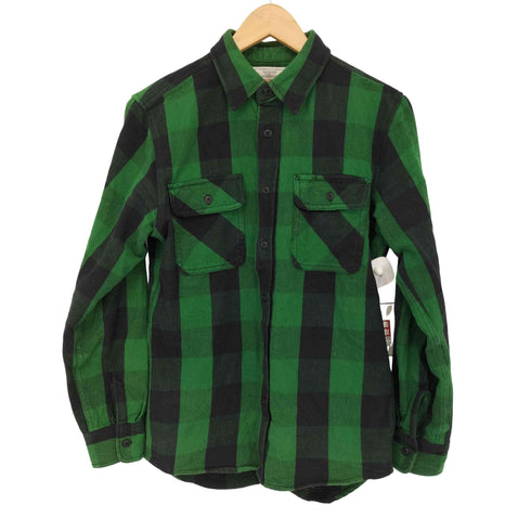 アヴィレックス AVIREX L/S フランネル ブロックチェック シャツ メンズ import:S