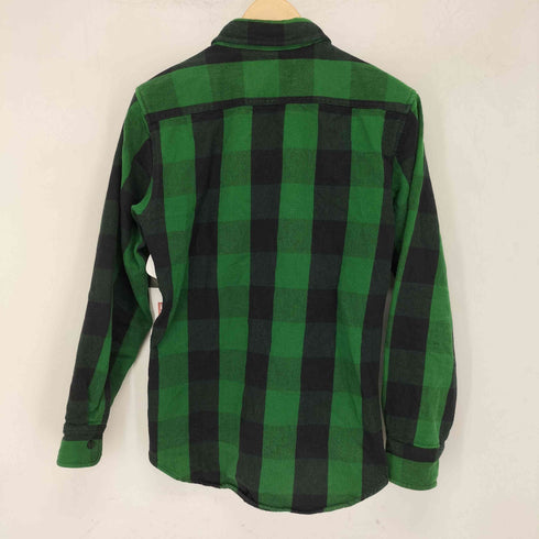 アヴィレックス AVIREX L/S フランネル ブロックチェック シャツ メンズ import:S