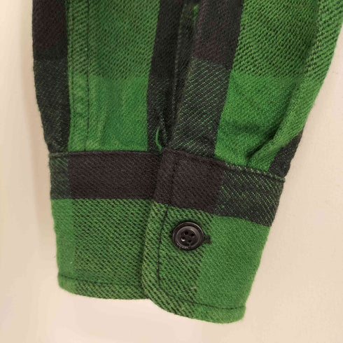 アヴィレックス AVIREX L/S フランネル ブロックチェック シャツ メンズ import:S
