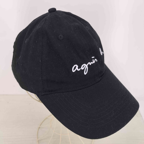 アニエスベー agnes b. ロゴ刺繍キャップ メンズ Tu