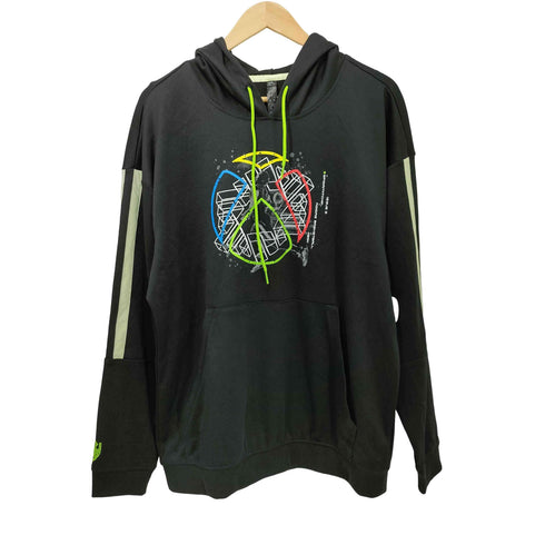 アディダス adidas DM FOODIE フロントプリント パーカー メンズ XO