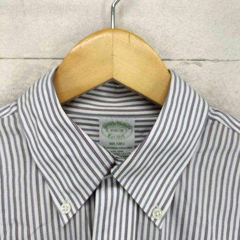 ブルックスブラザーズ BROOKS BROTHERS MILANO ボタンダウン L/S シャツ メンズ 15 1/2-31