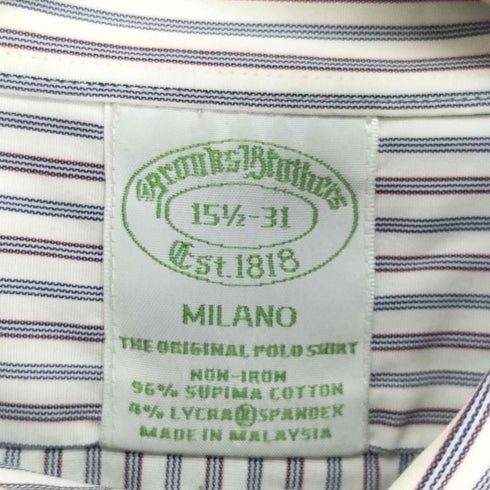 ブルックスブラザーズ BROOKS BROTHERS MILANO ボタンダウン L/S シャツ メンズ 15 1/2-31