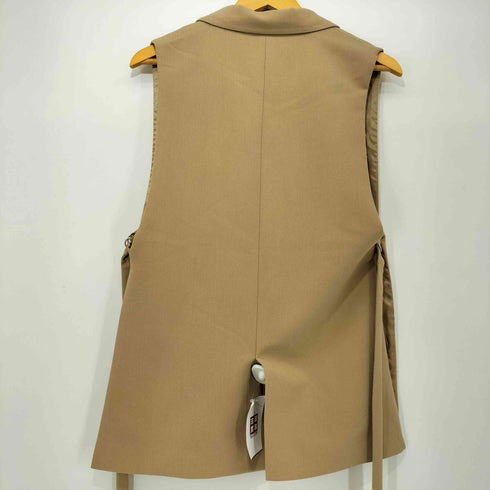 ザラ ZARA サイドスリット ジレベスト レディース import:XS