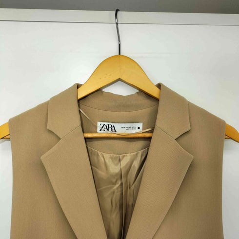 ザラ ZARA サイドスリット ジレベスト レディース import:XS