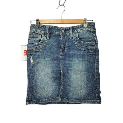 ゲスジーンズ GUESS JEANS ダメージ加工 デニムミニスカート Y2K レディース 24