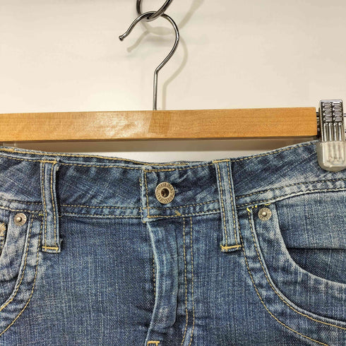 ゲスジーンズ GUESS JEANS ダメージ加工 デニムミニスカート Y2K レディース 24