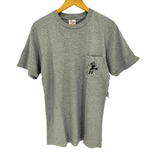 90-00s キャラクター刺繍 ポケット 半袖Tシャツ メンズ