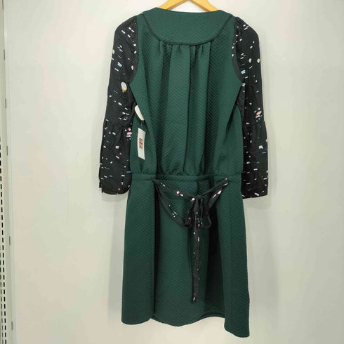ジュンオカモト JUN OKAMOTO WALLFLOWER 切替デザイン L/S ワンピース レディース