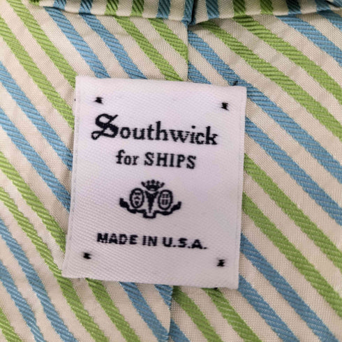 サウスウィック southwick USA製 ストライプネクタイ メンズ