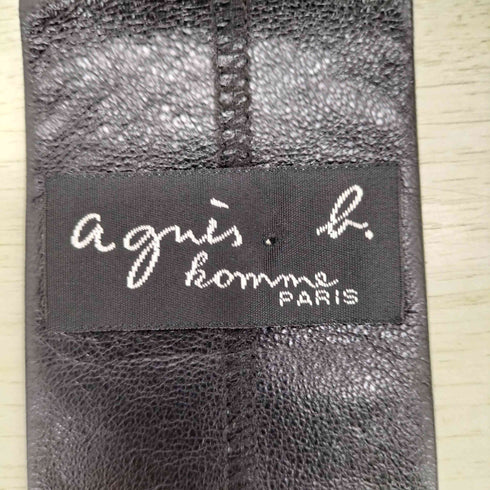アニエスベー agnes b. 90~00S レザーネクタイ メンズ