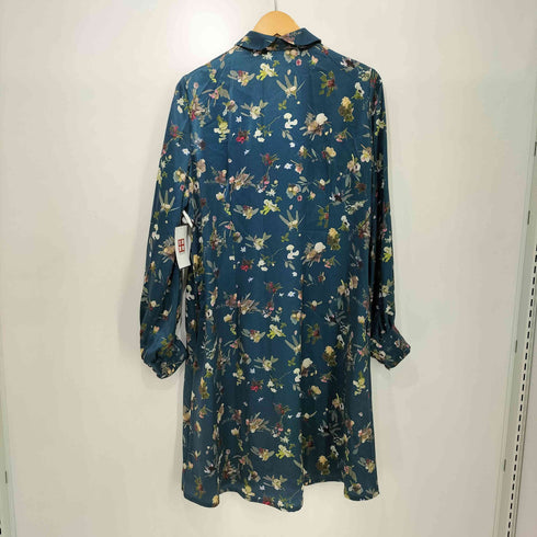 ジュンオカモト JUN OKAMOTO プリーツデザイン L/S 花柄ワンピース レディース JPN:38