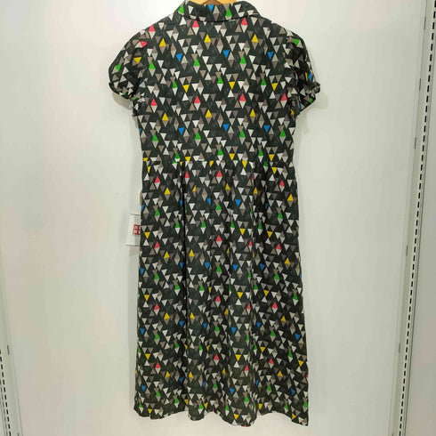 ジュンオカモト JUN OKAMOTO 総柄 S/S ワンピース レディース JPN:38