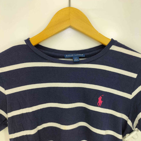 ラルフローレン RALPH LAUREN ポニー刺繍 ボーダー 半袖 Tシャツ レディース JPN:S