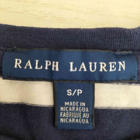 ラルフローレン RALPH LAUREN ポニー刺繍 ボーダー 半袖 Tシャツ レディース JPN:S