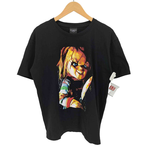 ブロードウェイ BROADWAY フロント キャラクター プリント ムービー クルーネック S/S Tシャツ メンズ import:L