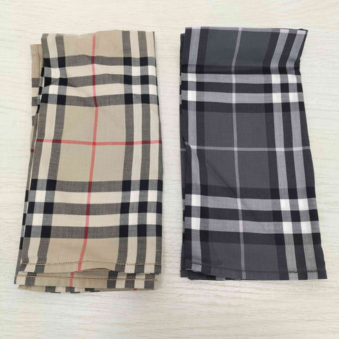 バーバリー BURBERRY ハンカチ 2枚セット メンズ