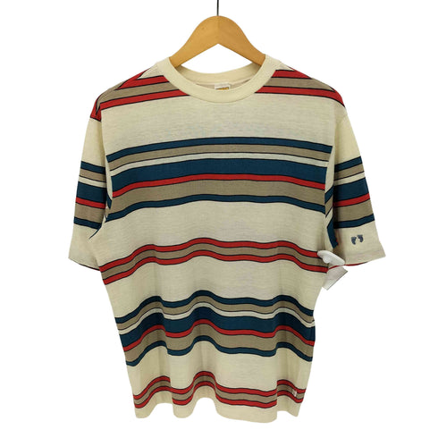 ハンテン HANG TEN 70S OLD SURF ボーダークルーネック S/S Tシャツ メンズ import:L