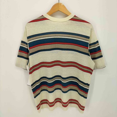 ハンテン HANG TEN 70S OLD SURF ボーダークルーネック S/S Tシャツ メンズ import:L