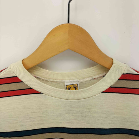 ハンテン HANG TEN 70S OLD SURF ボーダークルーネック S/S Tシャツ メンズ import:L