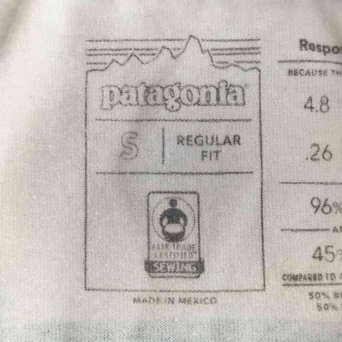 パタゴニア patagonia レスポンシビリティー プリントTシャツ メンズ import:S