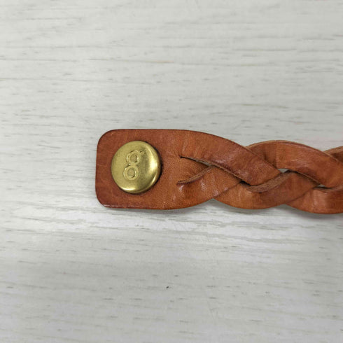ゲンテン genten 編込みレザーバングル メンズ