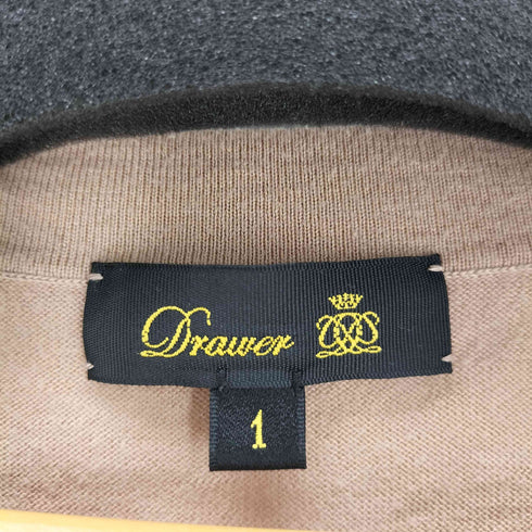 ドゥロワー Drawer 18Gコットンカシミヤ天竺編みVネックノースリーブニット メンズ 1