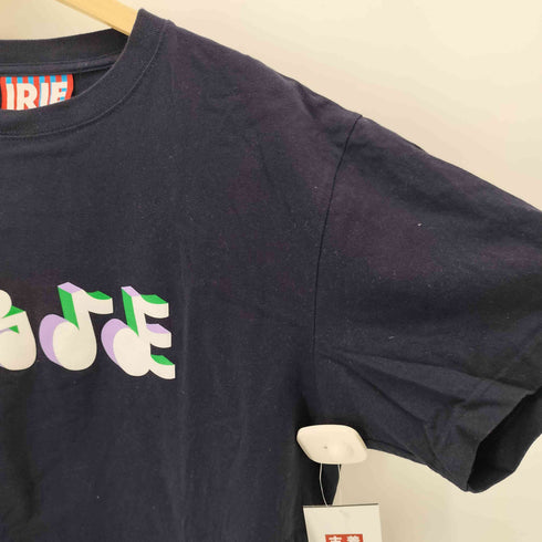 IRIE BY IRIELIFE×KIRARIN 音符フォントクルーネックTシャツ メンズ JPN:L