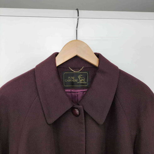 PURE CASHMERE カシミヤ100 ステンカラーコート レディース 13