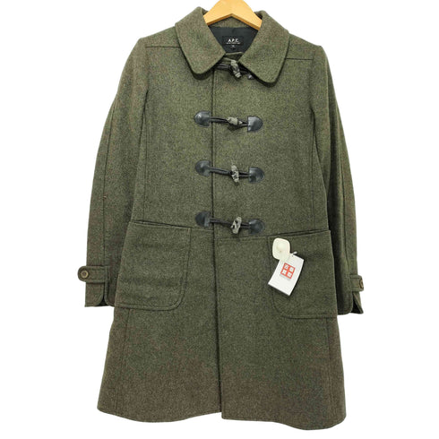 アーペーセー A.P.C. フランス製 アルパカ混 ウール ダッフルコート レディース FR:36
