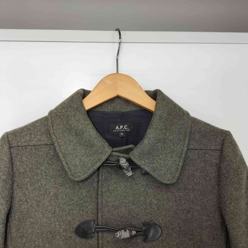 アーペーセー A.P.C. フランス製 アルパカ混 ウール ダッフルコート レディース FR:36
