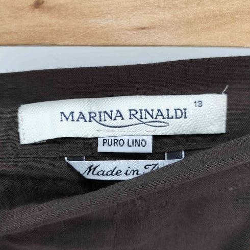 マリナリナルディ marina rinaldi リネン 2B ジャケット パンツ セットアップ レディース 13