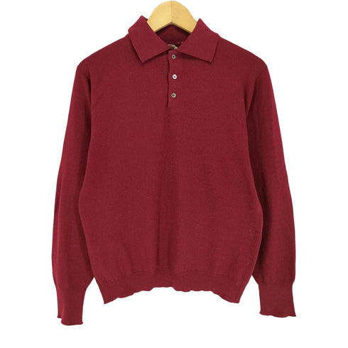ブリーマー BRAEMAR PURE CASHMERE カシミヤ ポロニット メンズ