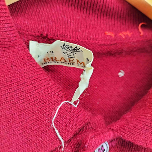 ブリーマー BRAEMAR PURE CASHMERE カシミヤ ポロニット メンズ
