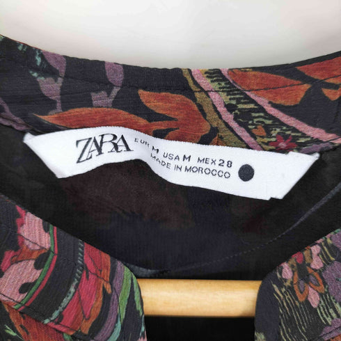 ザラ ZARA 総柄ブラウス レディース JPN:M