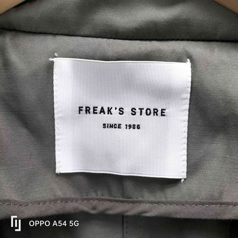 フリークスストア FREAKS STORE ビッグシルエットスタンドフレアコート レディース FREE
