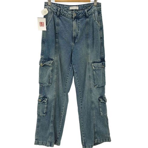 denim co. PRIMARK CARES ローライズ マルチポケット ワイドレッグ カーゴ パンツ Y2K メンズ 40