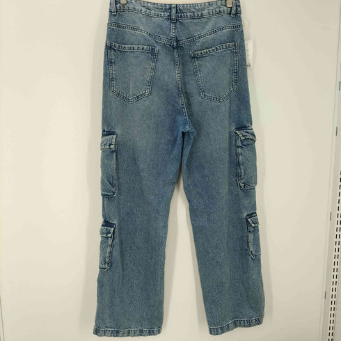 denim co. PRIMARK CARES ローライズ マルチポケット ワイドレッグ カーゴ パンツ Y2K メンズ 40